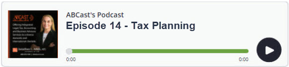 ABCast Episode 14 – Tax Planning