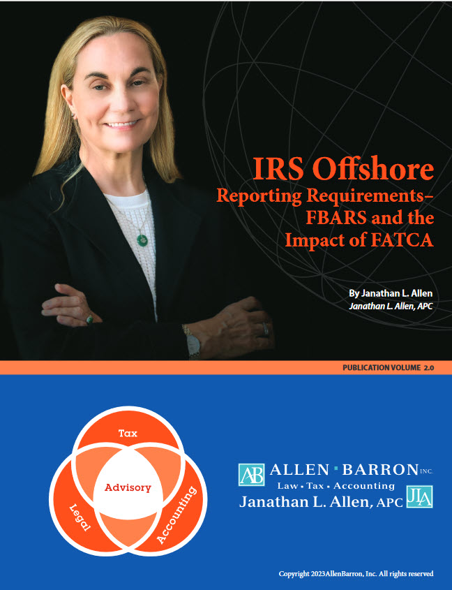 IRS Offshore Reporting Requirements - FBARS and the Impact of FATCA Cover 0423