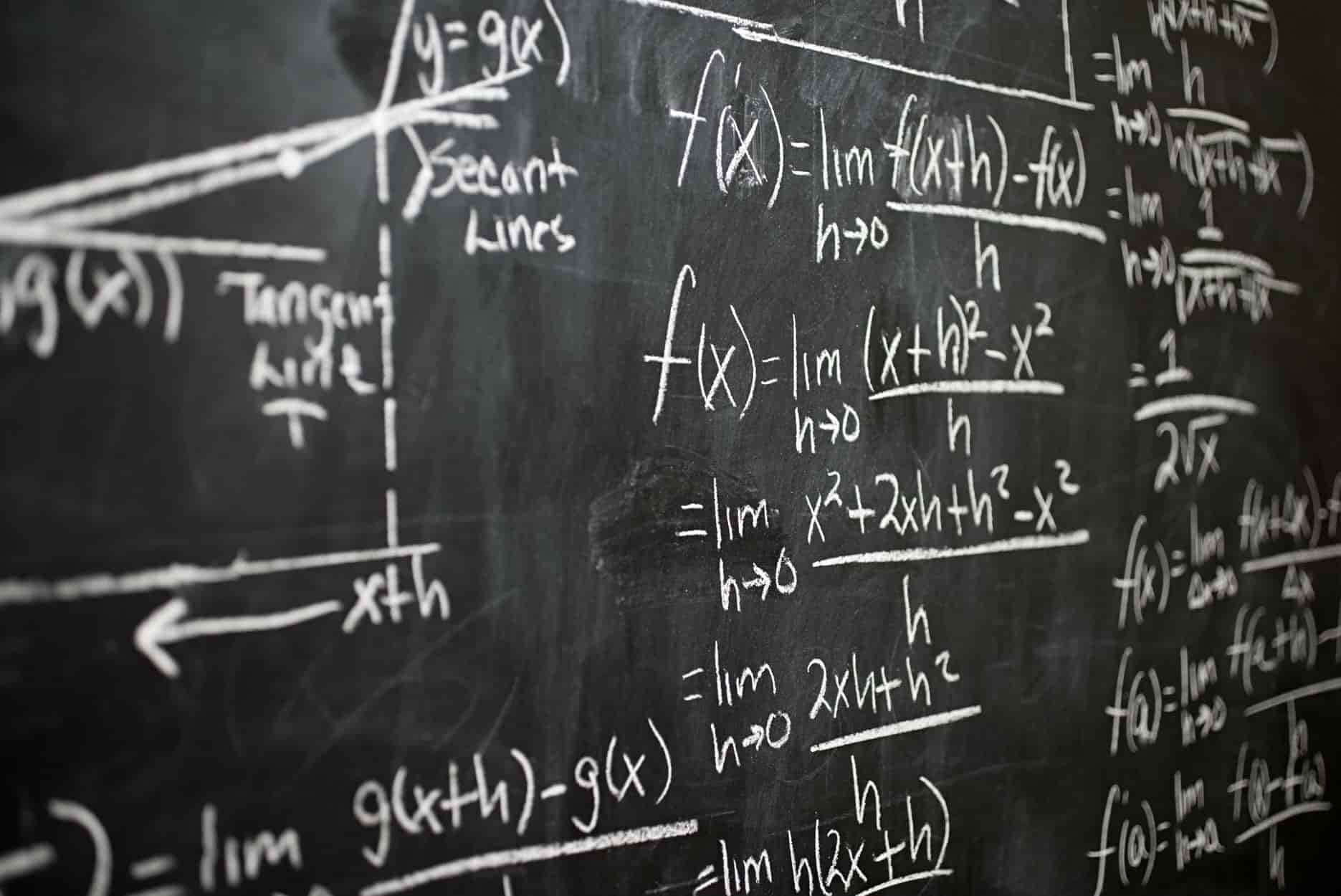 AB Complex Math Equations on a chalkboard