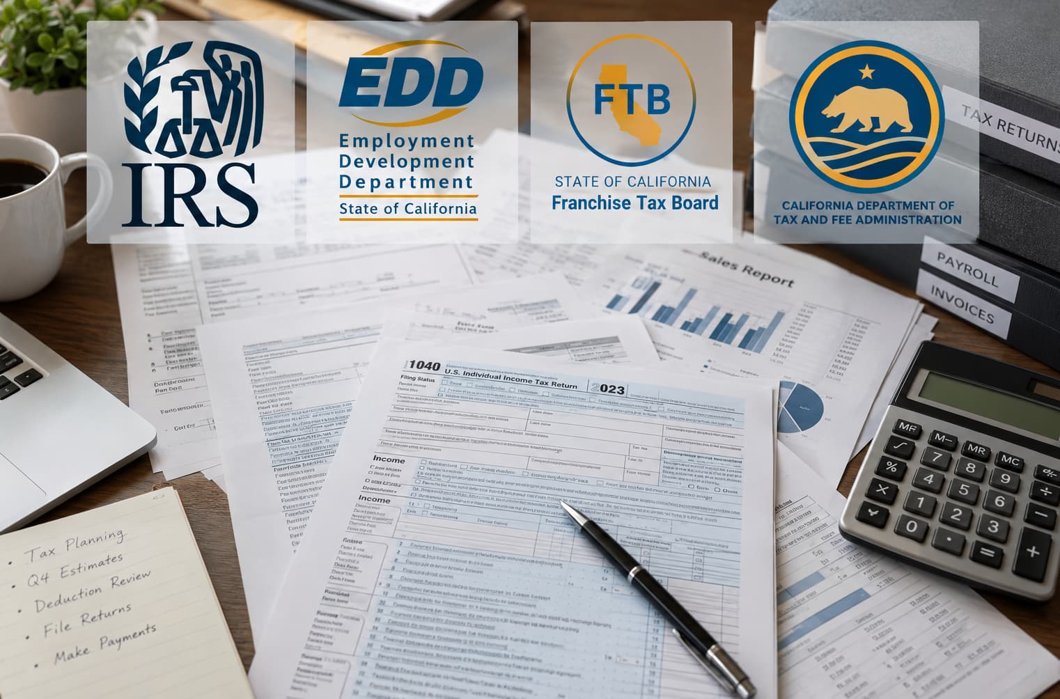 IRS EDD FTB and CDTFA interaction